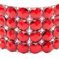 Irish-Dance-Shoe-Buckle-Decoration Red Shoe Buckle decorations for Irish hard Shoe